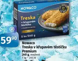 COOP TIP Nowaco Treska v křupavém těstíčku Premium nabídka