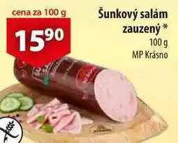 CBA Šunkový salám zauzený, 100 g nabídka