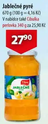CBA Jablečné pyré, 670 g nabídka