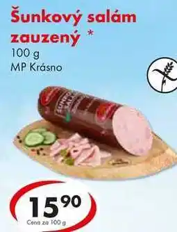CBA Šunkový salám zauzený, 100 g nabídka