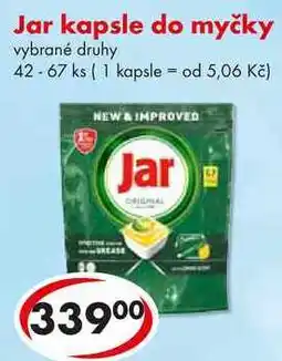 CBA Jar kapsle do myčky, 42-67 ks nabídka