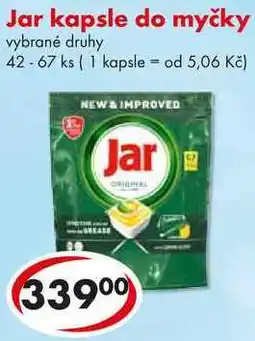 CBA Jar kapsle do myčky, 42-67 ks nabídka