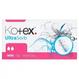 Tamda Foods Kotex Ultra Sorb Mini tampóny 16 ks nabídka