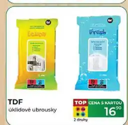 Tamda Foods TDF úklidové ubrousky nabídka