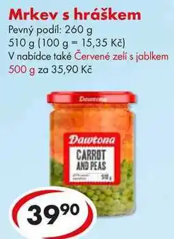 CBA Mrkev s hráškem, 510 g nabídka