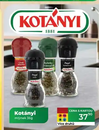 Tamda Foods Kotányi mlýnek 36g nabídka