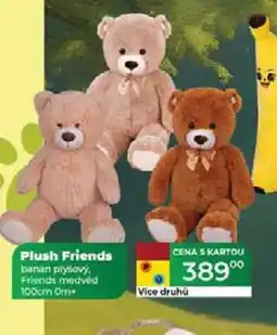 Tamda Foods Plush Friends banan plysový, Friends medved 100cm nabídka
