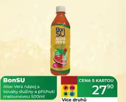 Tamda Foods BonSU Aloe Vera nápoj s kousky dužiny a příchutí melounovou 500ml nabídka