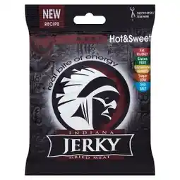 Tamda Foods Indiana Jerky Hot&Sweet sušené maso hovězí 25g nabídka