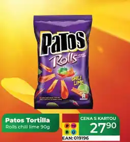 Tamda Foods Patos Tortilla Rolls chili lime 90g nabídka