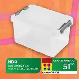 Tamda Foods HDR box úložný B'Ls vikem plast ClipBoxLite nabídka