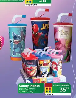 Tamda Foods Candy Planet plastový hrnek s brčkem 10g nabídka