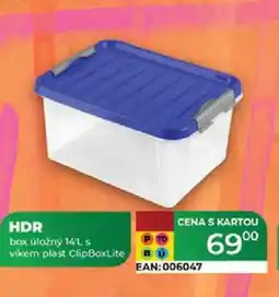 Tamda Foods HDR box úložný 14's vikem plast ClipBoxLite nabídka