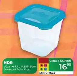 Tamda Foods HDR dóza 1ks 1,7L 14,5x14,5cm čtvercová Polar Frost nabídka
