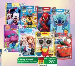 Tamda Foods Candy Planet Mega surprise pack 10g nabídka