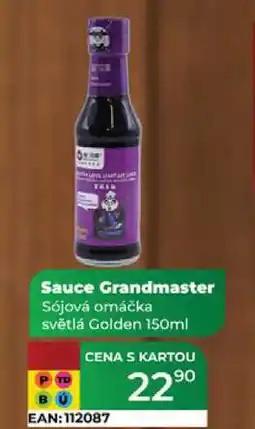 Tamda Foods Sauce Grandmaster Sójová omáčka světlá Golden 150ml nabídka