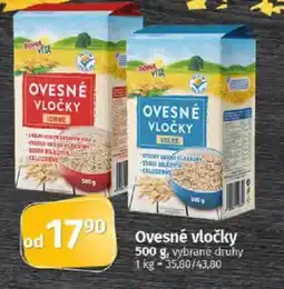 COOP TIP Ovesné vločky nabídka