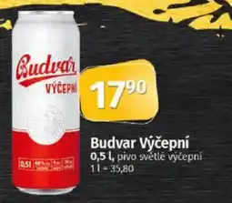 COOP TIP Budvar Výčepní nabídka
