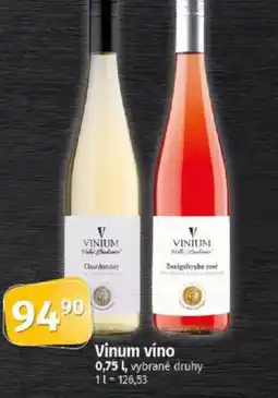 COOP TIP Vinum víno nabídka
