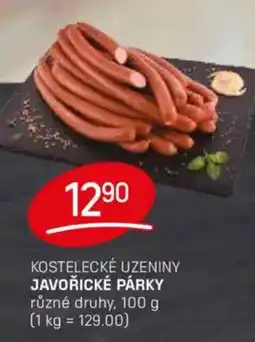 Flop Kostelecké uzeniny javořické párky nabídka