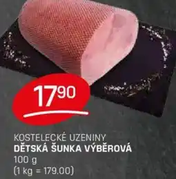 Flop Kostelecké uzeniny dětská šunka výběrová nabídka