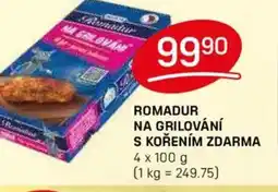 Flop Romadur na grilování s kořením zdarma nabídka