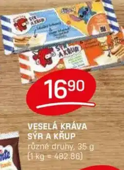 Flop Veselá kráva sýr a křup nabídka
