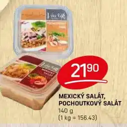 Flop Mexický salát, pochoutkový salát nabídka
