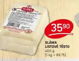 Flop Sláma listové těsto nabídka