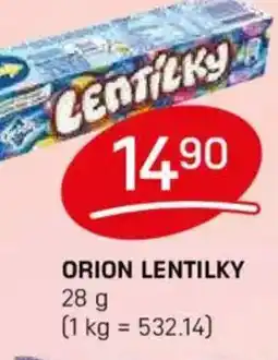 Flop Orion lentilky nabídka
