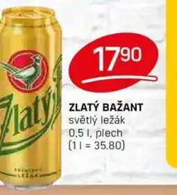 Flop Zlatý bažant světlý ležák nabídka