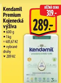 Albert Kendamil Premium Kojenecká výživa nabídka