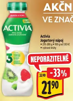 Albert Activia Jogurtový nápoj nabídka