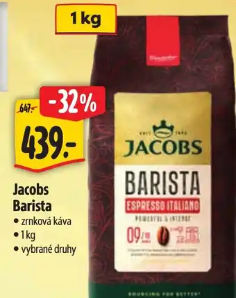 Albert Jacobs Barista nabídka
