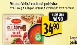 Albert Vitana Velká rodinná polévka nabídka