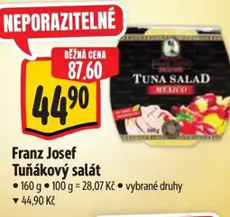 Albert Franz Josef Tuňákový salát nabídka