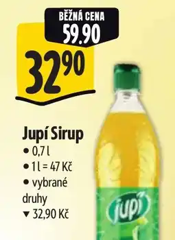 Albert Jupí Sirup nabídka