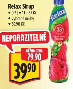 Albert Relax Sirup nabídka