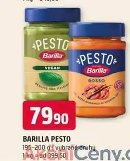 Terno Barilla pesto 195-200 g nabídka