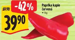 Albert Paprika kapie červená nabídka