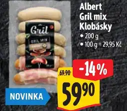 Albert Albert Gril mix Klobásky nabídka
