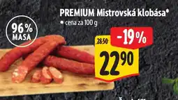 Albert PREMIUM Mistrovská klobása nabídka