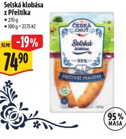 Albert Selská klobása z Přeštíka nabídka