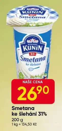Hruška Smetana ke šlehání 31 % nabídka