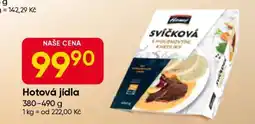 Hruška Svíčková s houskovými knedlíky nabídka