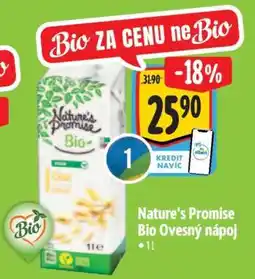 Albert Nature’s Promise Bio ovesný nápoj nabídka