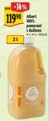 Albert Albert 100% pomeranč s dužinou nabídka