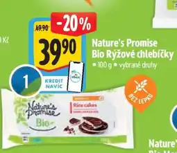 Albert Nature’s Promise Bio Rýžové chlebíčky nabídka