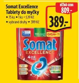 Albert Somat Excellence tablety do myčky nabídka