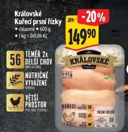 Albert Královské kuřecí prsí řízky nabídka